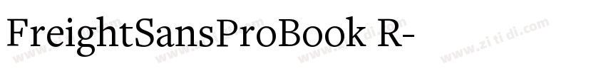 FreightSansProBook R字体转换 FreightSansProBook R字体转换